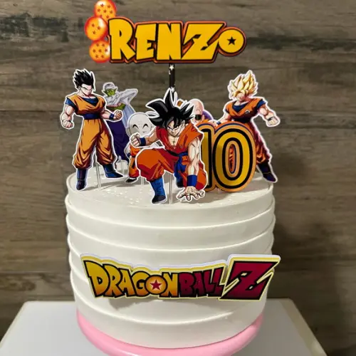 Topo de Bolo Dragon Ball Z