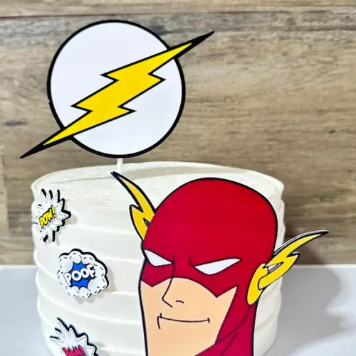Topo de Bolo Flash