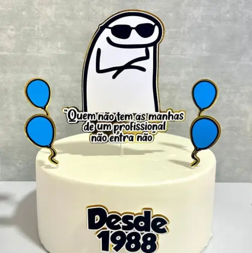 Topo de Bolo Flork