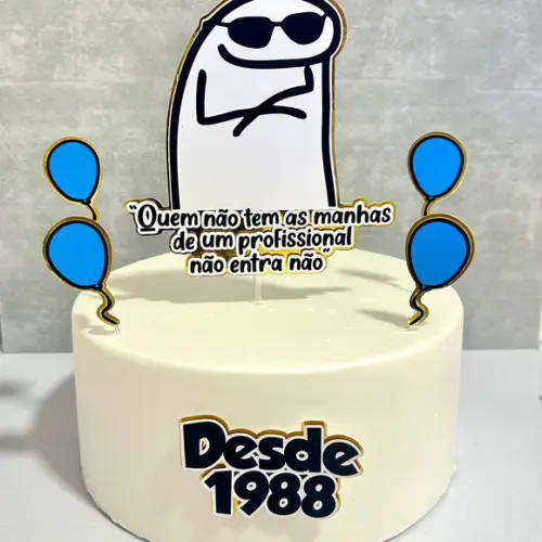 Topo de Bolo Flork