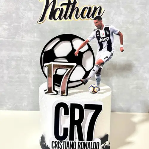 Topo de Bolo Futebol Chuteira