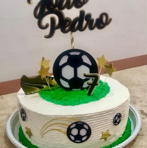 Topo de Bolo Futebol Chuteira