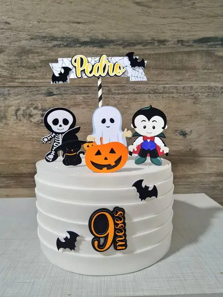 Topo de Bolo Halloween