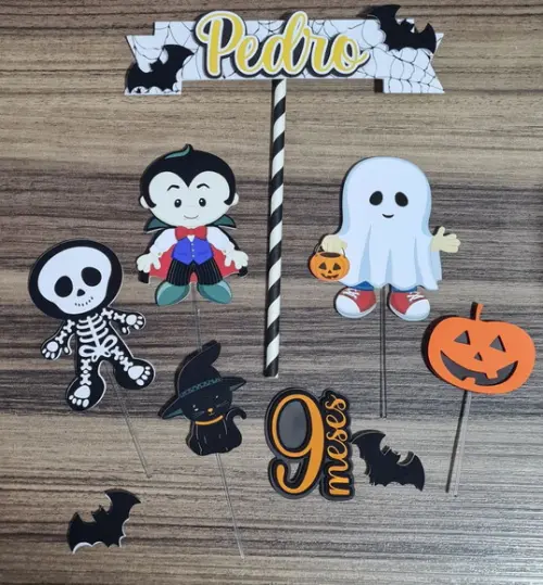 Topo de Bolo Halloween