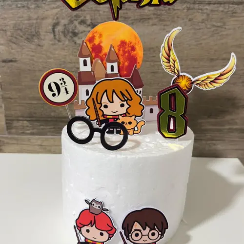 Topo de Bolo Harry Potter