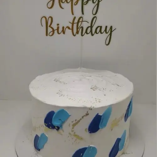 Topo de Bolo Happy Birthday Acetato