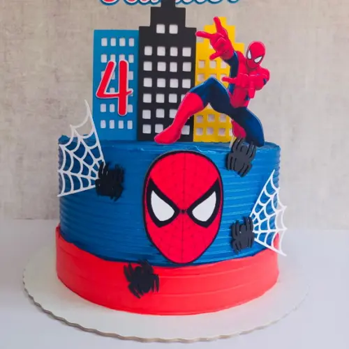 Topo de Bolo Homem Aranha