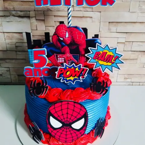 Topo de Bolo Homem Aranha
