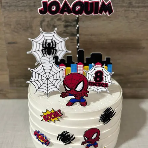 Topo de Bolo Homem Aranha