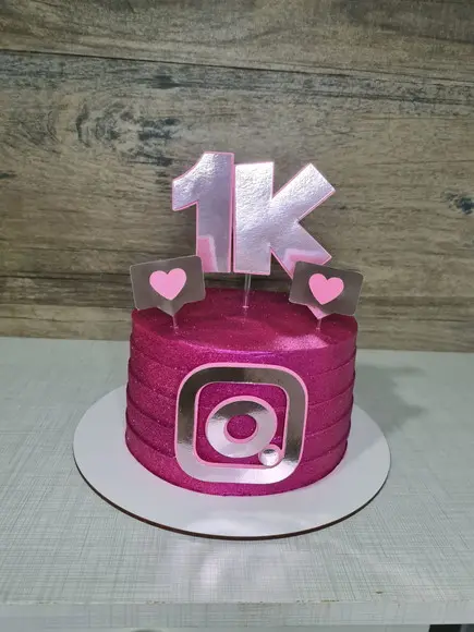 Topo De Bolo Instagram