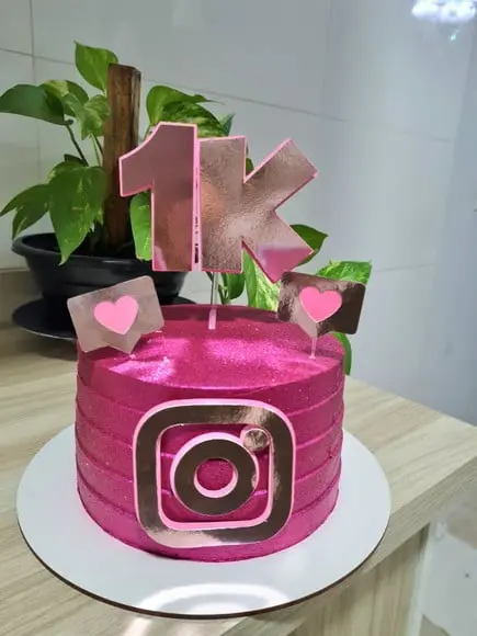 Topo De Bolo Instagram