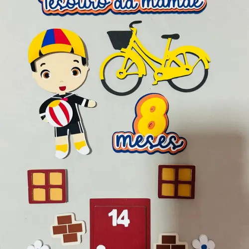 Topo de Bolo Kiko Turma Chaves