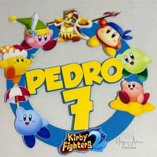 Topo de Bolo Kirby