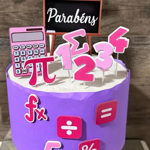 Topo de Bolo Matemática