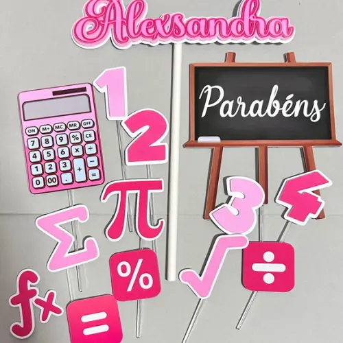 Topo de Bolo Matemática