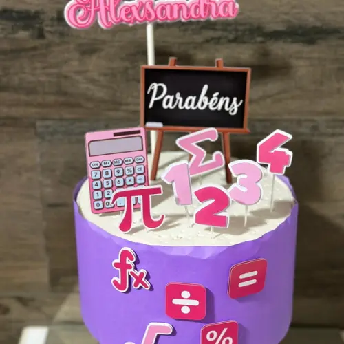 Topo de Bolo Matemática