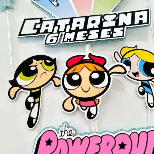 Topo de Bolo Meninas Super Poderosas