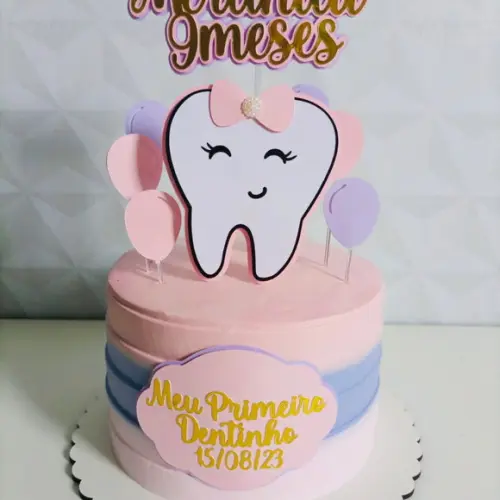 Topo de Bolo Meu Primeiro Dentinho