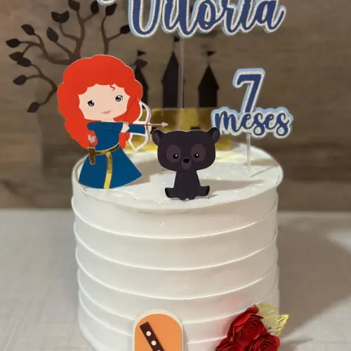 Topo de Bolo Merida Valente