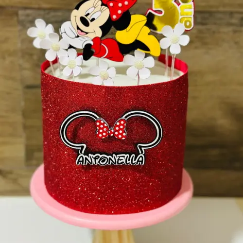 Topo de Bolo Minnie Luxo