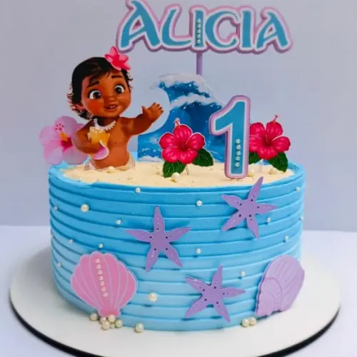 Topo de Bolo Moana Baby
