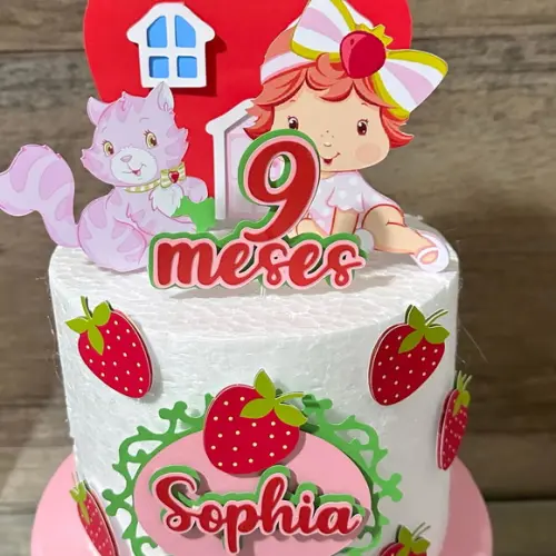 Topo de Bolo Moranguinho