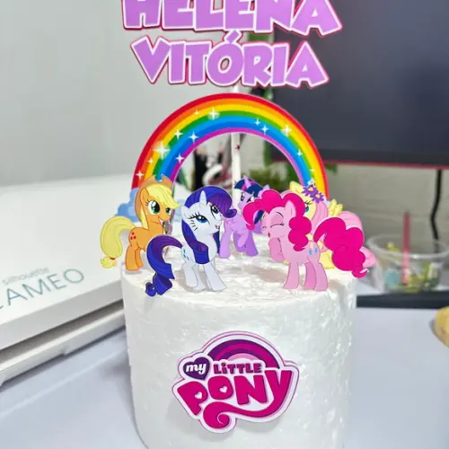 Topo de Bolo My Little Pony