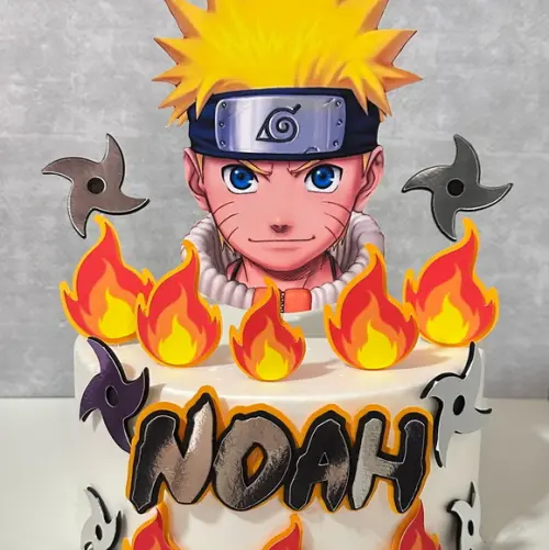Topo de Bolo Naruto Luxo