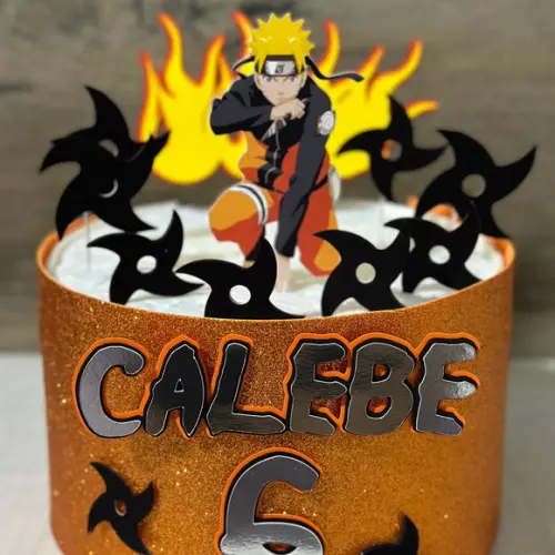 Topo de Bolo Naruto Luxo