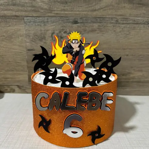 Topo de Bolo Naruto Luxo