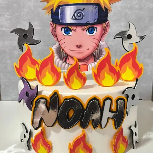 Topo de Bolo Naruto Luxo
