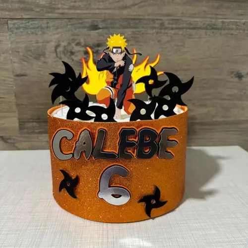 Topo de Bolo Naruto Luxo