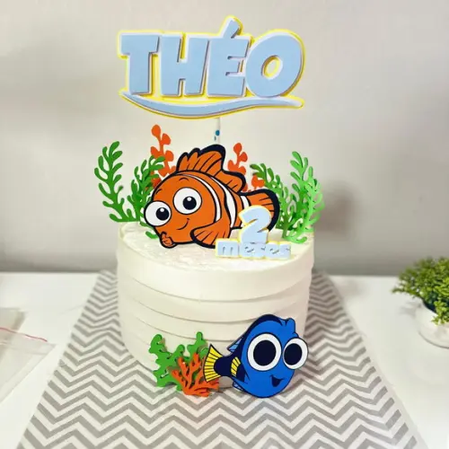 Topo de Bolo Nemo