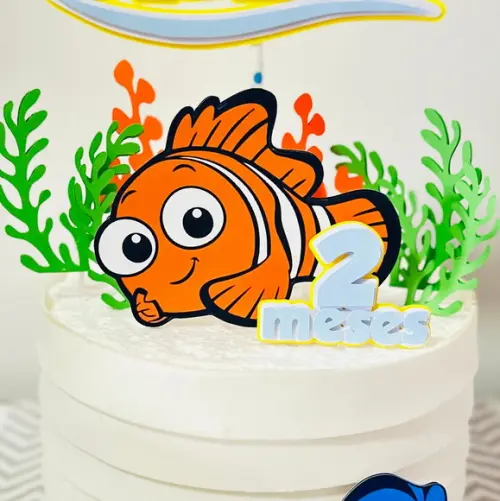 Topo de Bolo Nemo