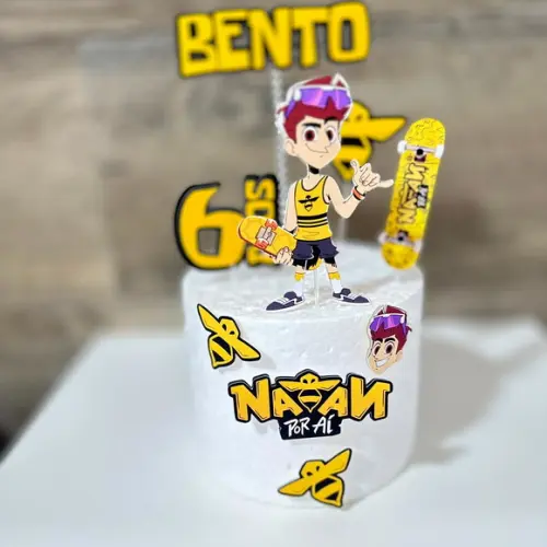 Topo de Bolo Natan
