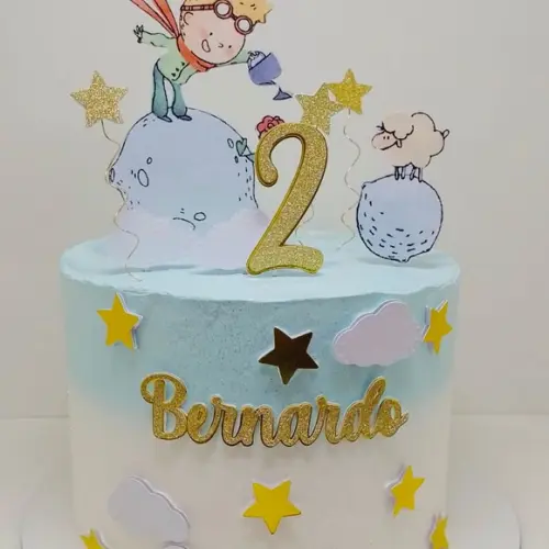 Topo de Bolo o Pequeno Príncipe