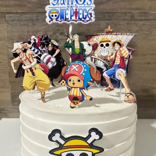 Topo de Bolo One Piece