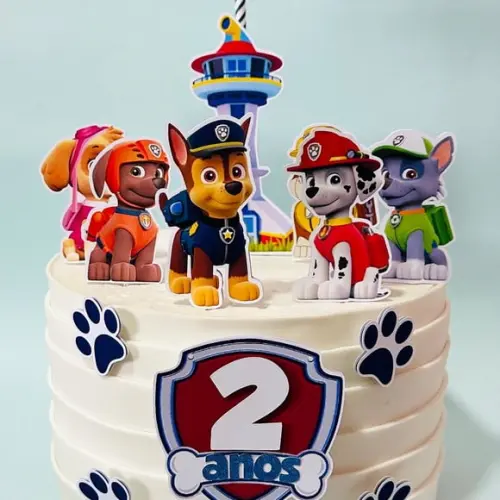 Topo de Bolo Patrulha Canina Menino