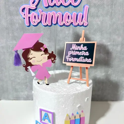 Topo de Bolo Primeira Formatura