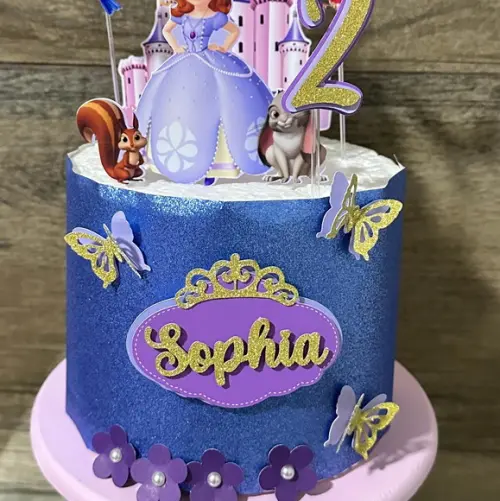 Topo de Bolo Princesa Sofia