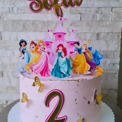 Topo de Bolo Princesas