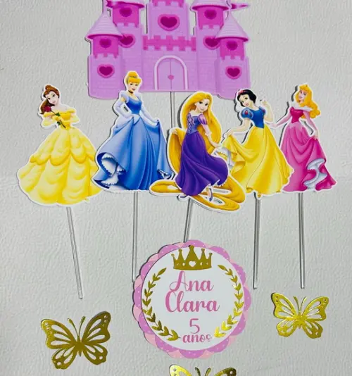 Topo de Bolo Princesas