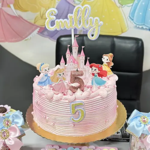 Topo de Bolo Princesas Cute