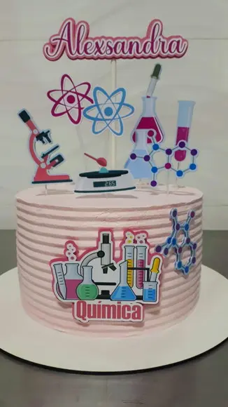 Topo de Bolo Química