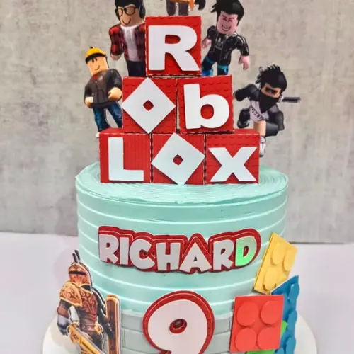 Topo de Bolo Roblox Luxo 3d