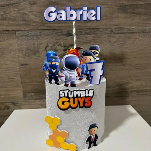 Topo de Bolo Stumble Guys