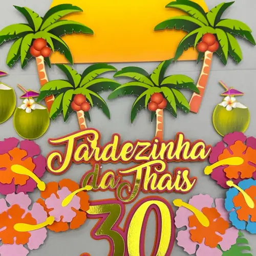 Topo de Bolo Tardezinha Dois Andares