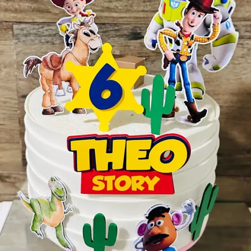 Topo de Bolo Toy Story