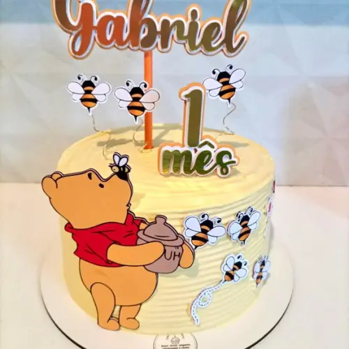 Topo de Bolo Ursinho Pooh