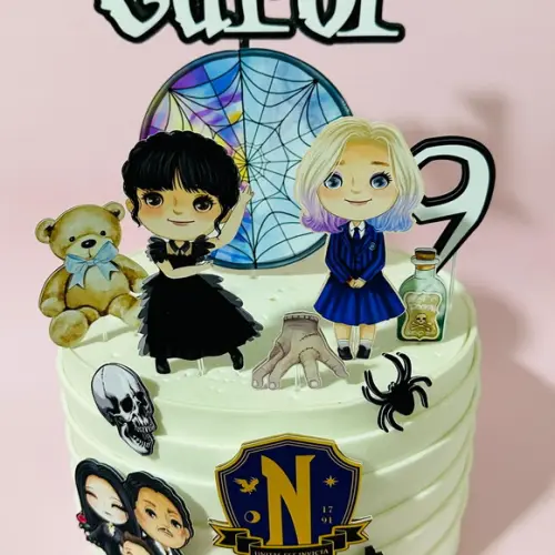 Topo de Bolo Wandinha Vandinha